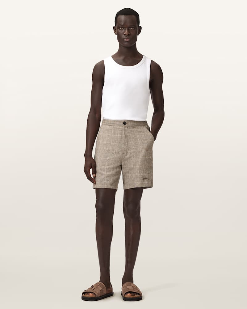 Keal Linen Blend Relaxed Fit Shorts