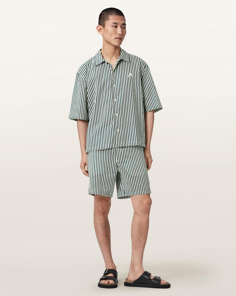 Chopin Straight Fit Striped Shorts