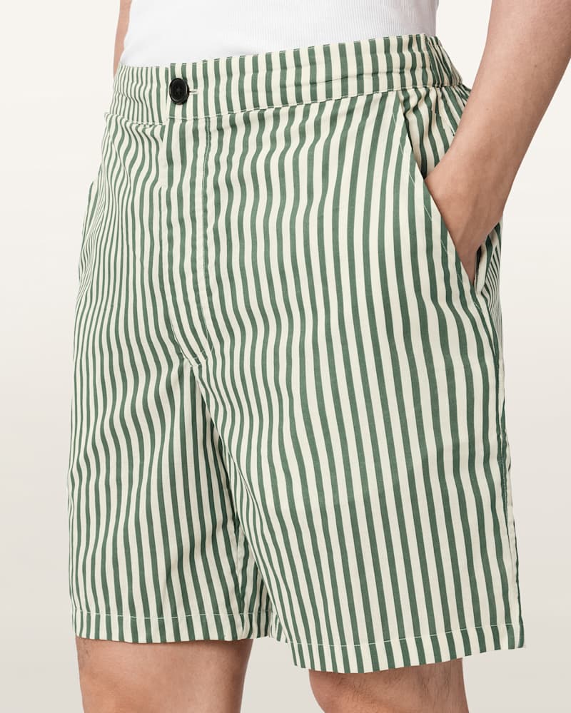 Chopin Straight Fit Striped Shorts