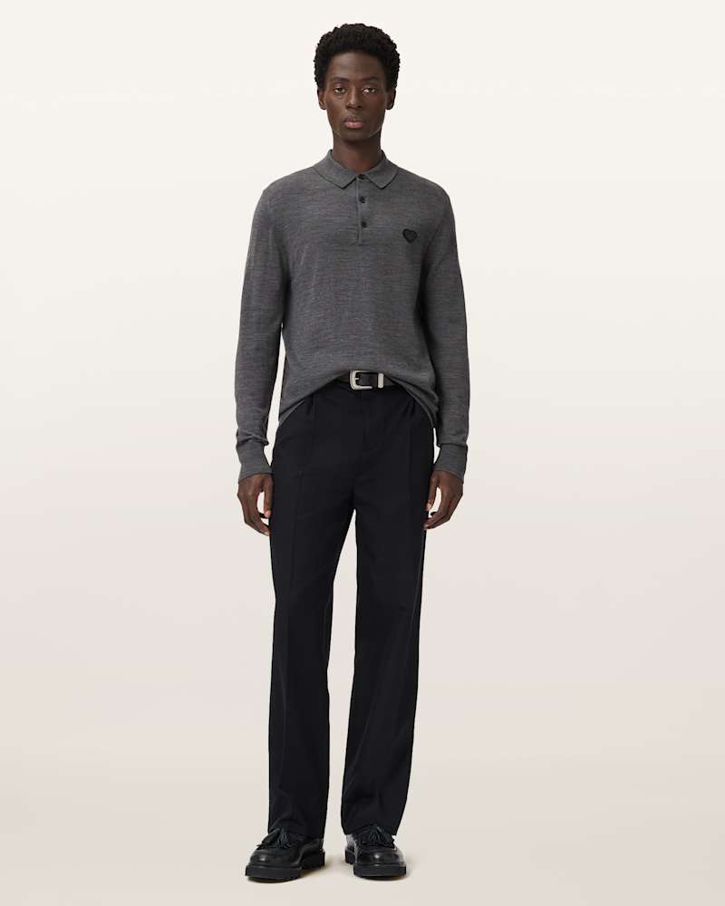 Lover Merino Long Sleeve Polo