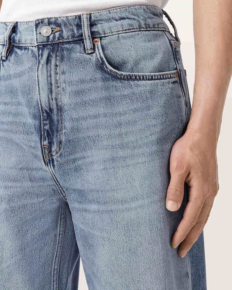 Lenny Wide Leg Denim Jeans