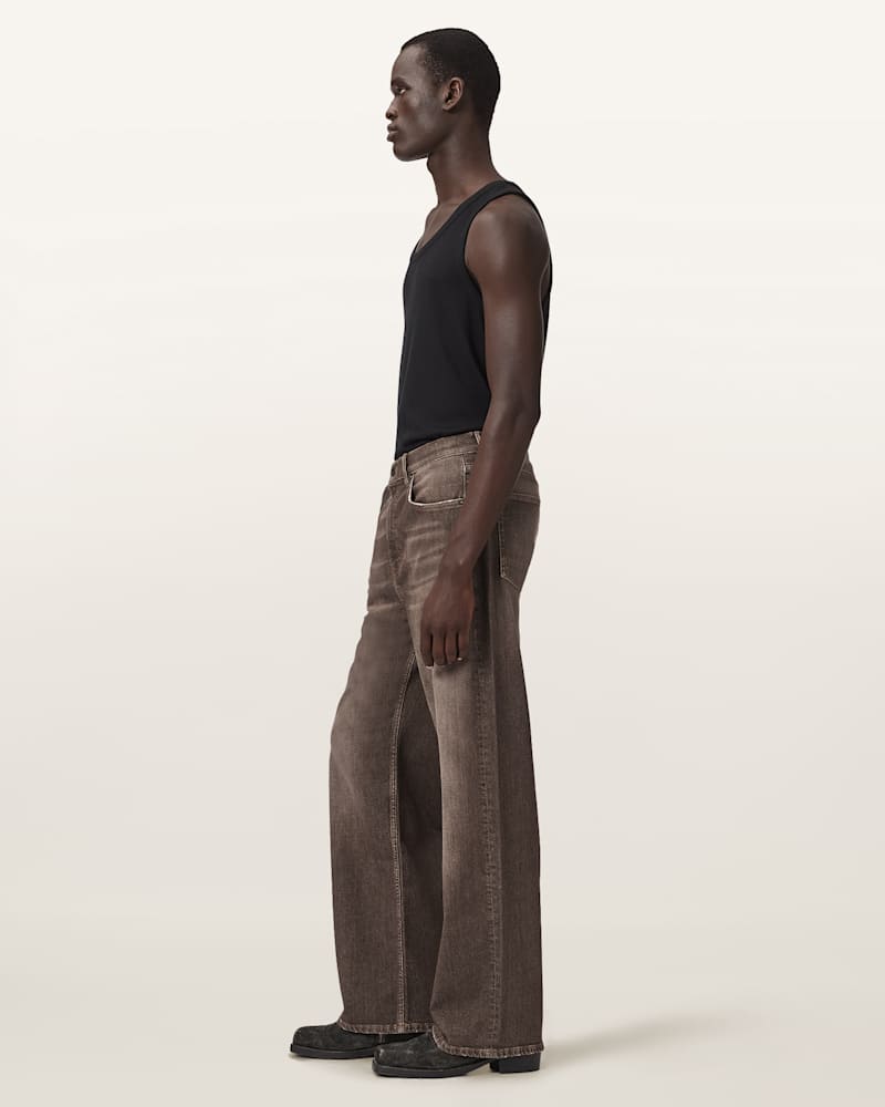 Lenny Loose Fit Wide Leg Denim Jeans