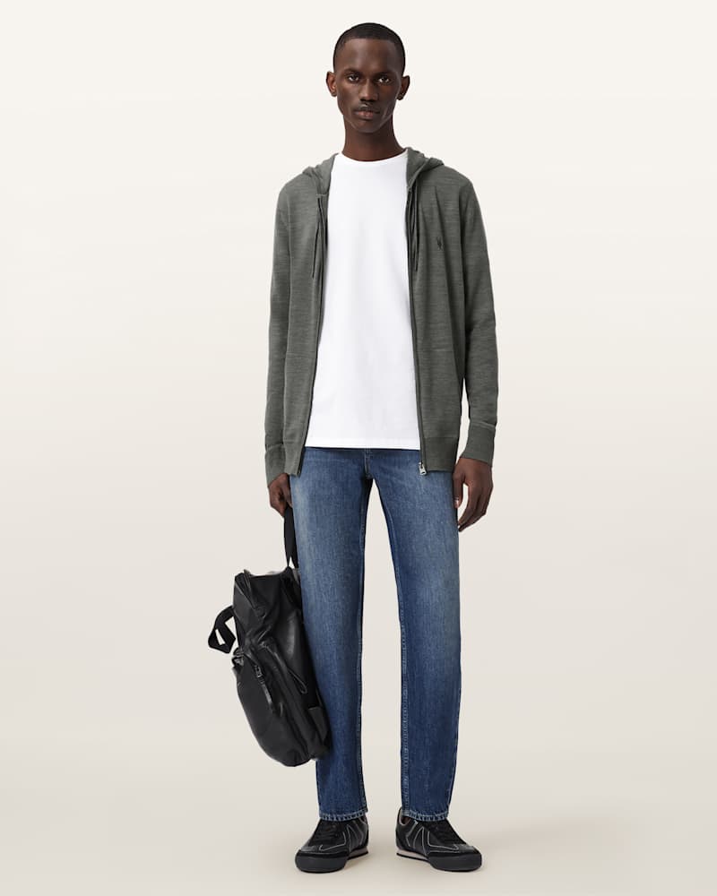 Mode Merino Zip Up Ramskull Hoodie