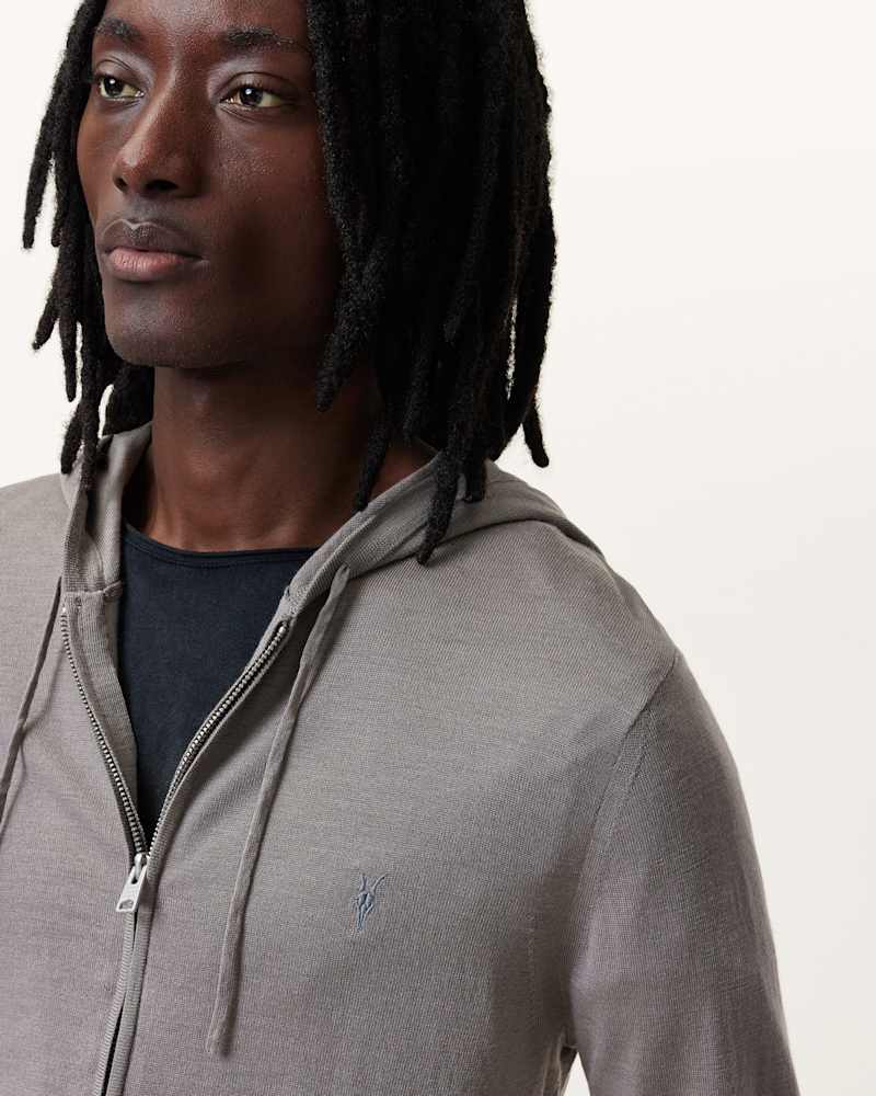 Mode Merino Zip Up Ramskull Hoodie