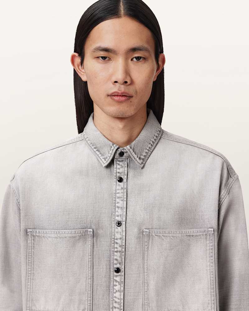 Al Oversized Denim Shirt