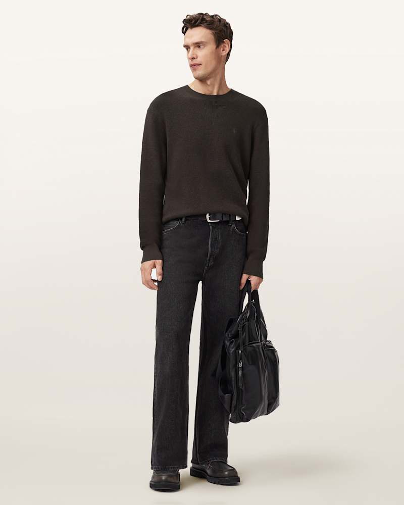 Aspen Waffle Crew Neck Jumper