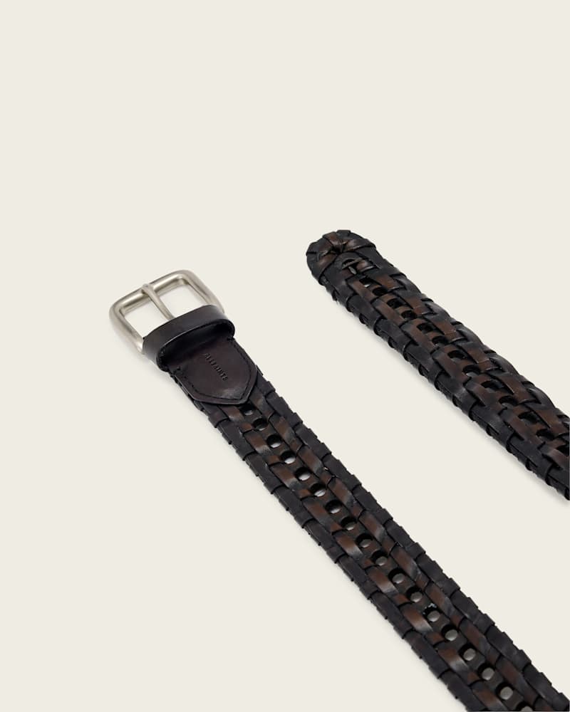 Mac Woven Leather Belt