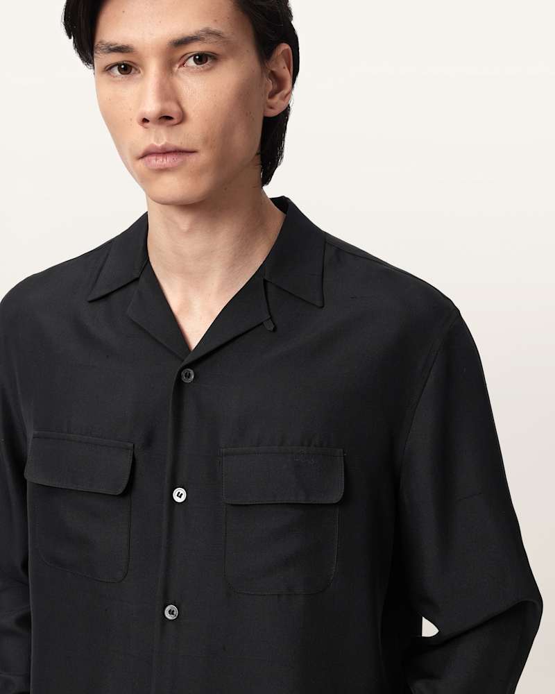 Ravenor Boxy Silk Shirt
