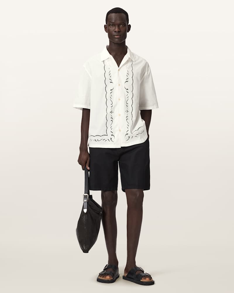 Field Oversized Short Sleeve Cotton Shirt