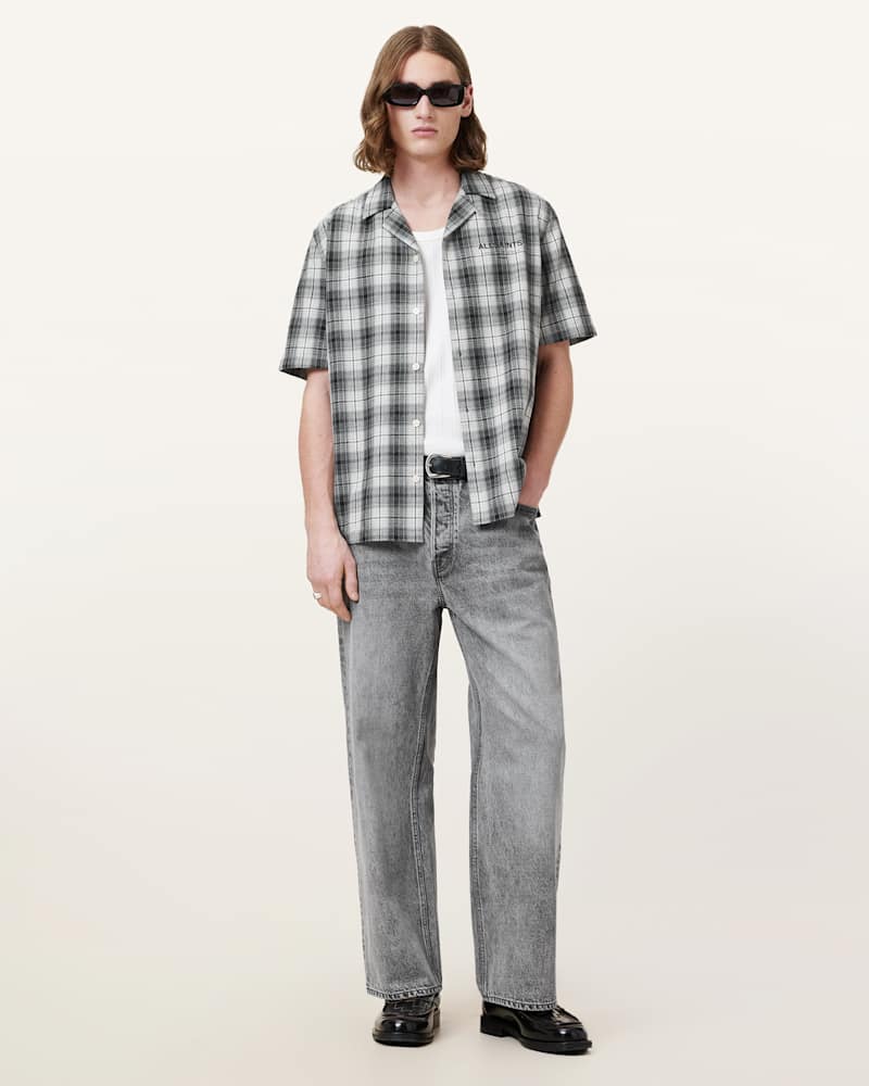 Underground Relaxed Check Logo Shirt