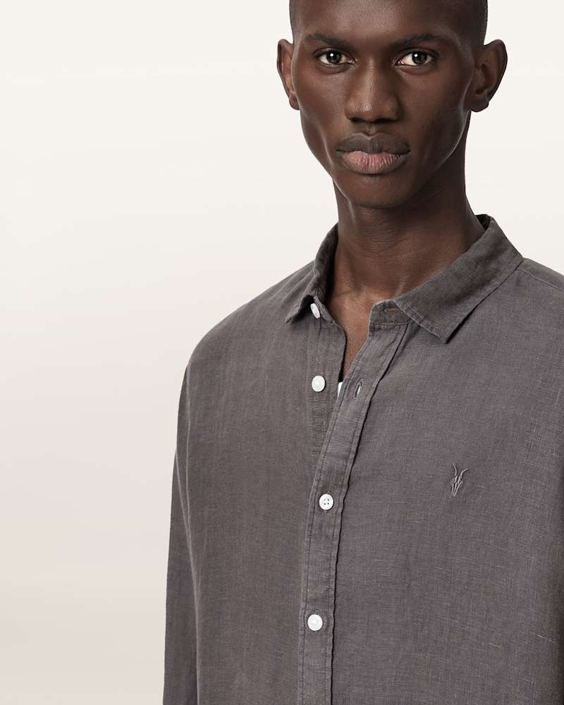 Loom Long Sleeve Linen Shirt