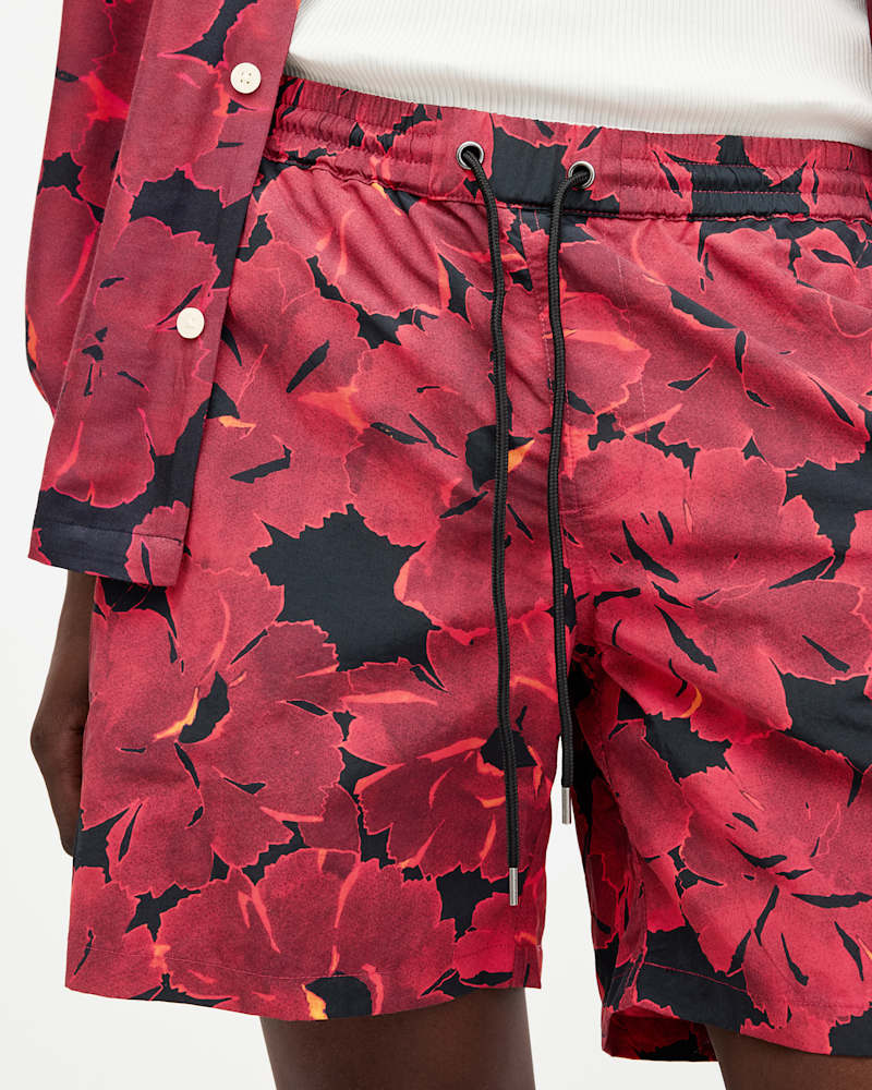 Kaza Elasticated Waist Floral Swim Shorts