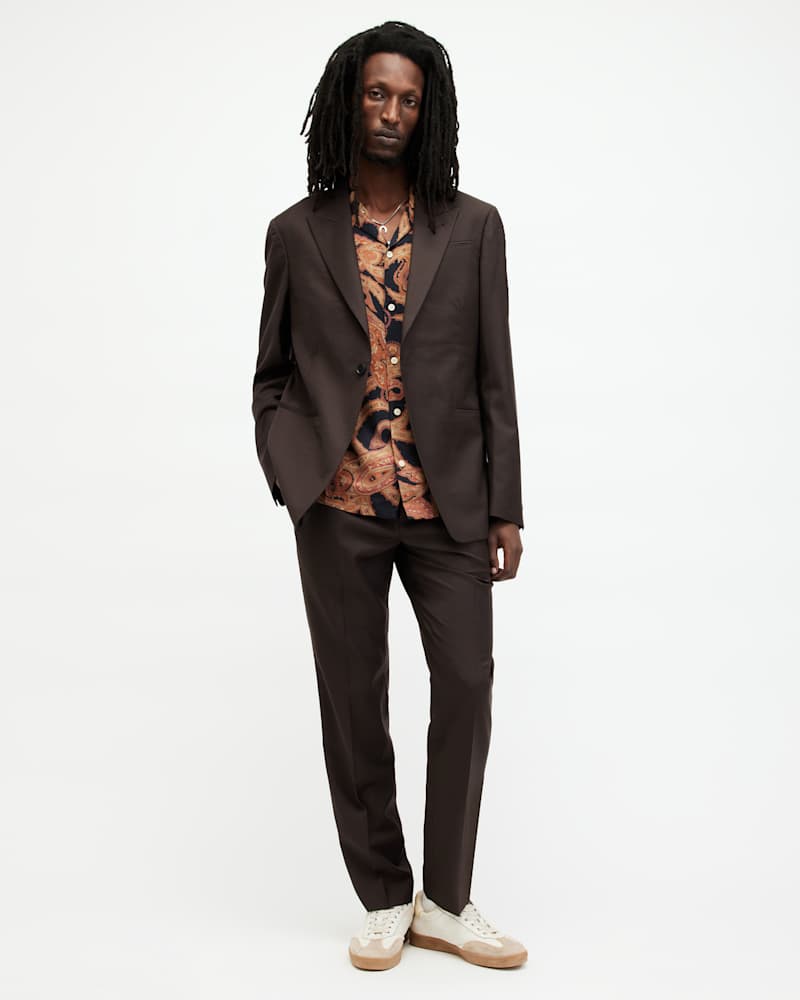 Thorpe Pinstriped Relaxed Fit Blazer