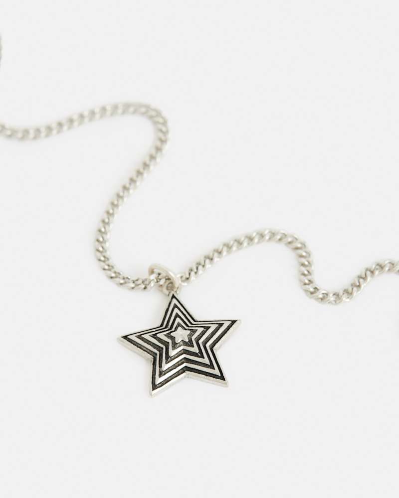 Cosmo Sterling Silver Pendant Necklace