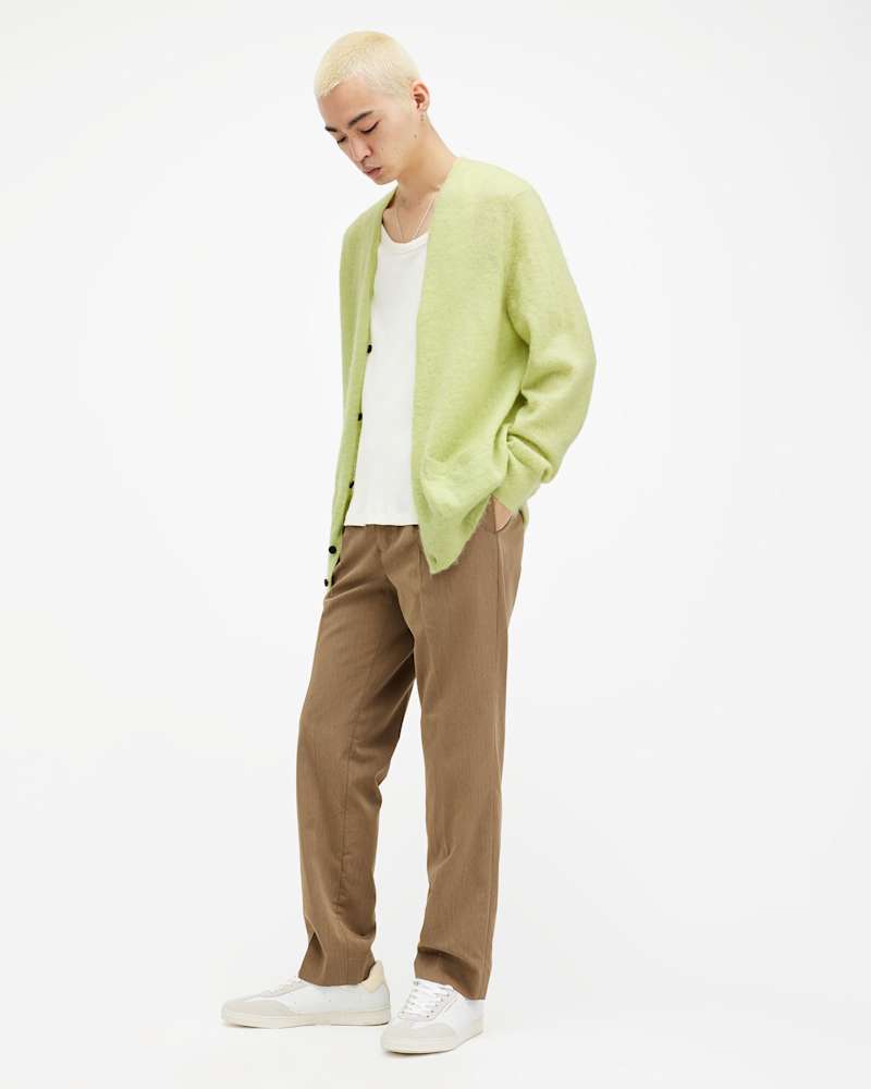 Kennedy V-Neck Brushed Cardigan