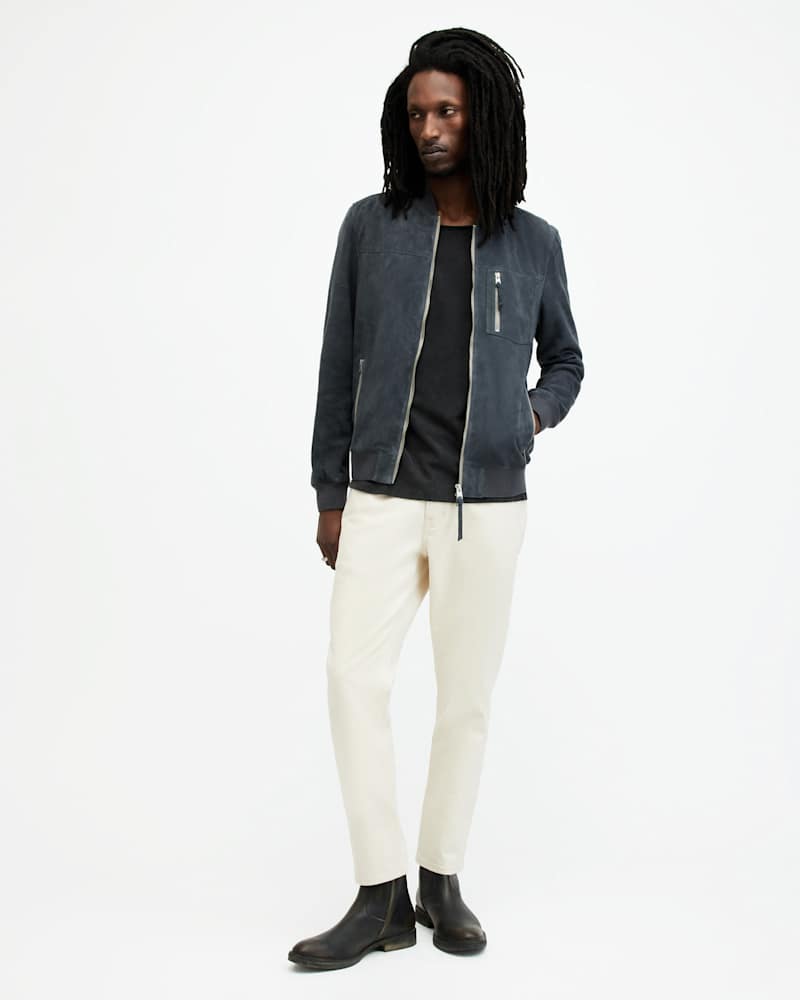 Kairo Suede Bomber Jacket