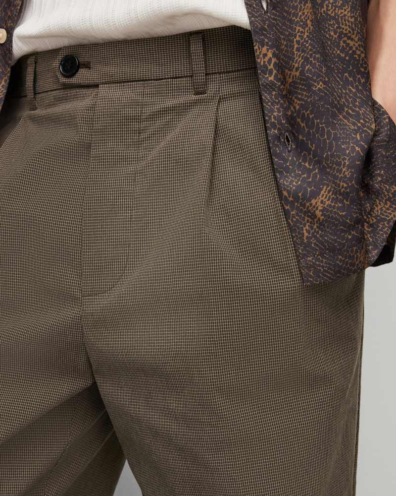 Capella Mid-Rise Cropped Taper Trousers