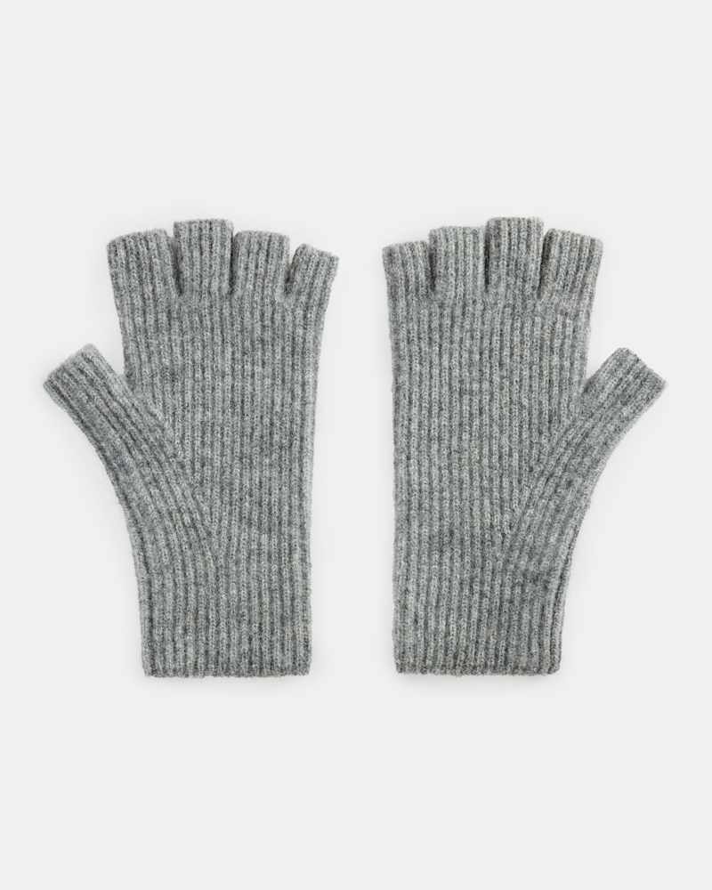 Oppose Boiled Wool Fingerless Gloves