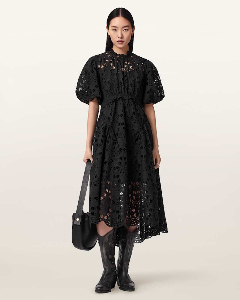 Odette Broiderie Anglais Maxi Dress