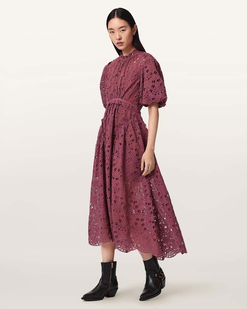 Odette Broiderie Anglais Maxi Dress