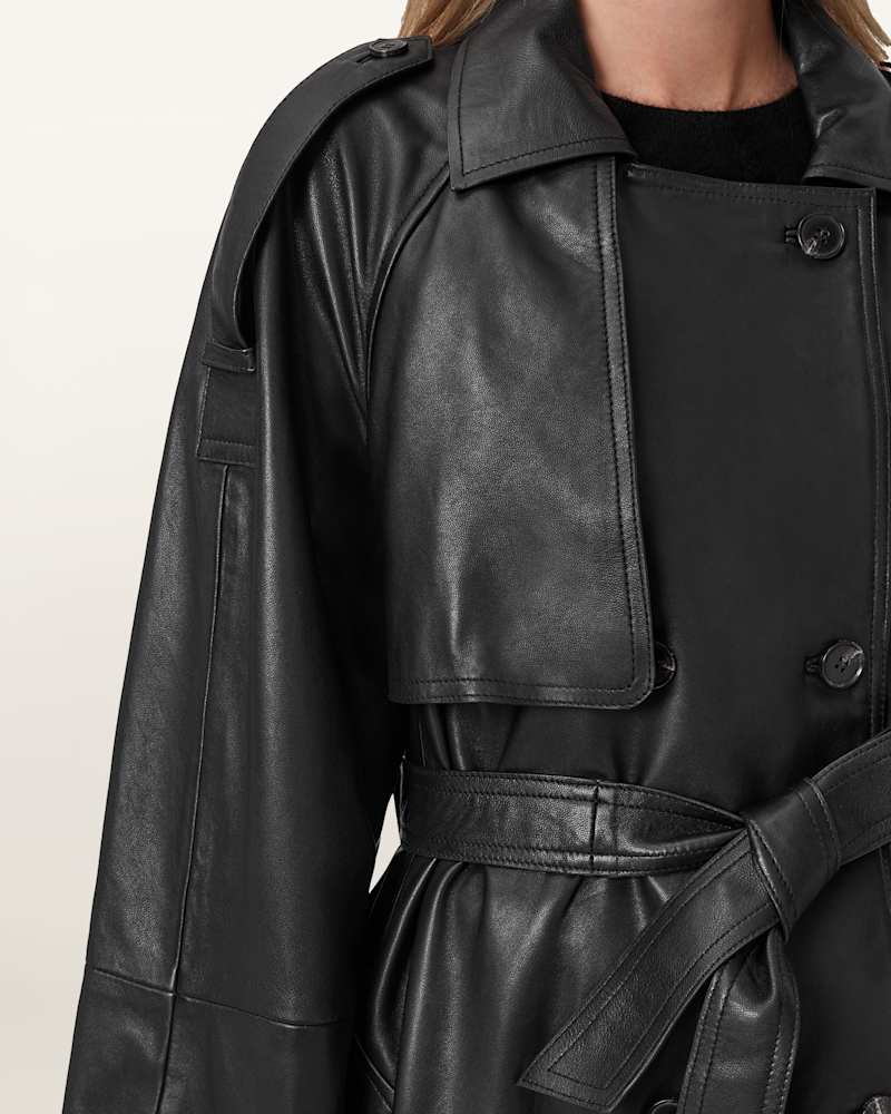 Reed Leather Trench