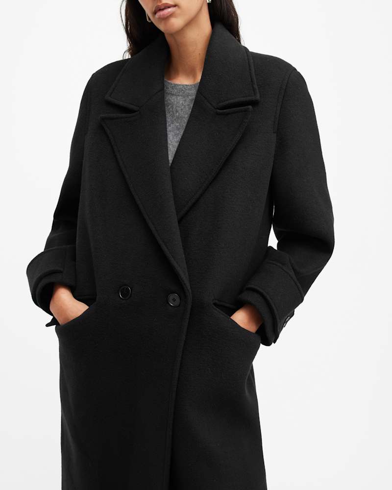 Mabel Double Breasted Oversized Coat