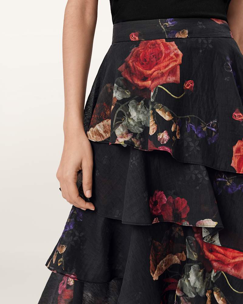 Caya Floral Maxi Skirt