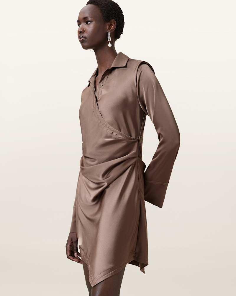 Tira Satin Mini Dress