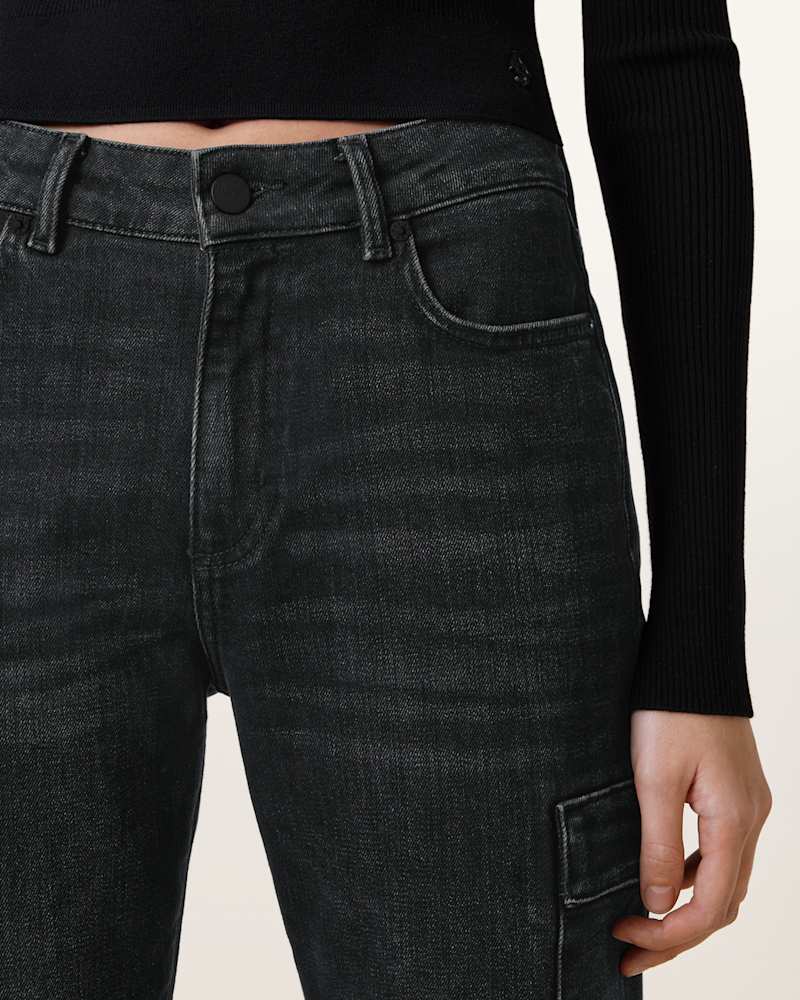 Hollis Slim Denim Bootcut Jeans