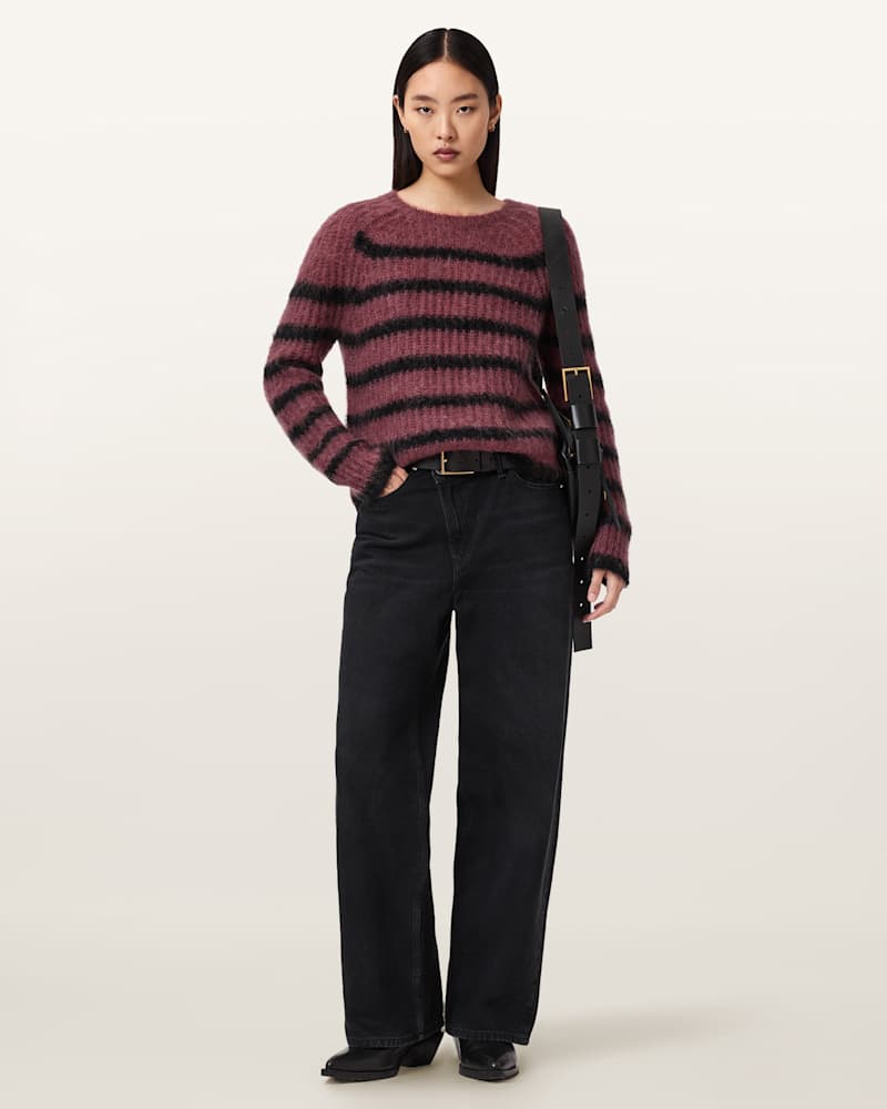 Riga Striped Crew Neck Jumper
