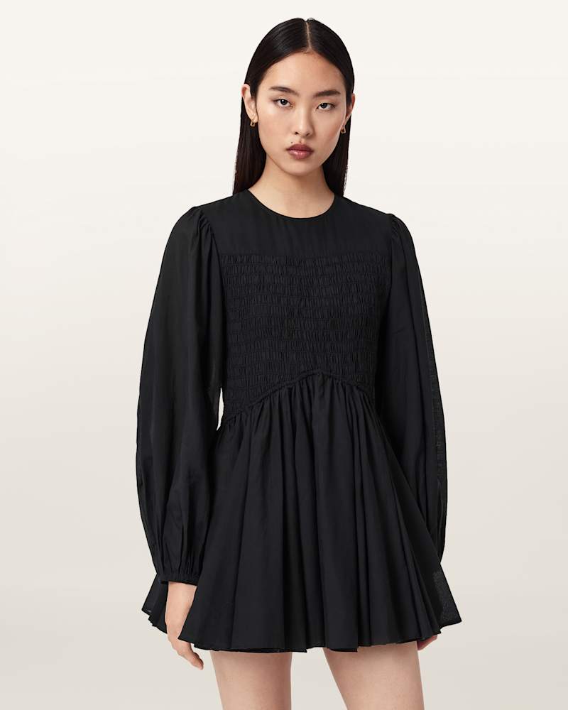 Chia Smocked Mini Dress