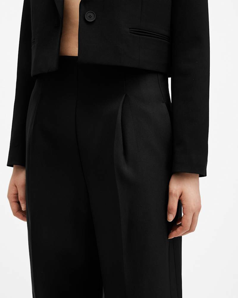 Shores Wide Leg Relaxed Fit Trousers