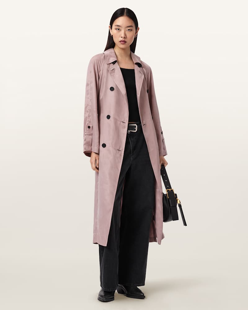 Lizie Double Breasted Trench Coat