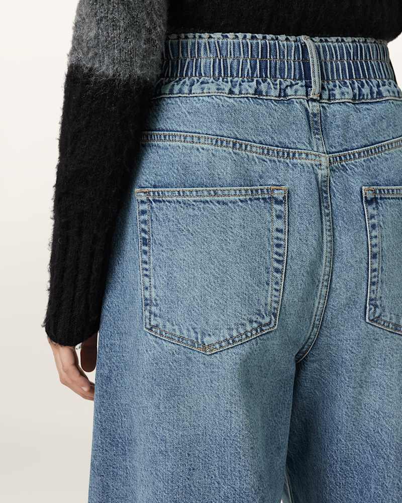 Taylor Frayed Barrel Leg Jeans
