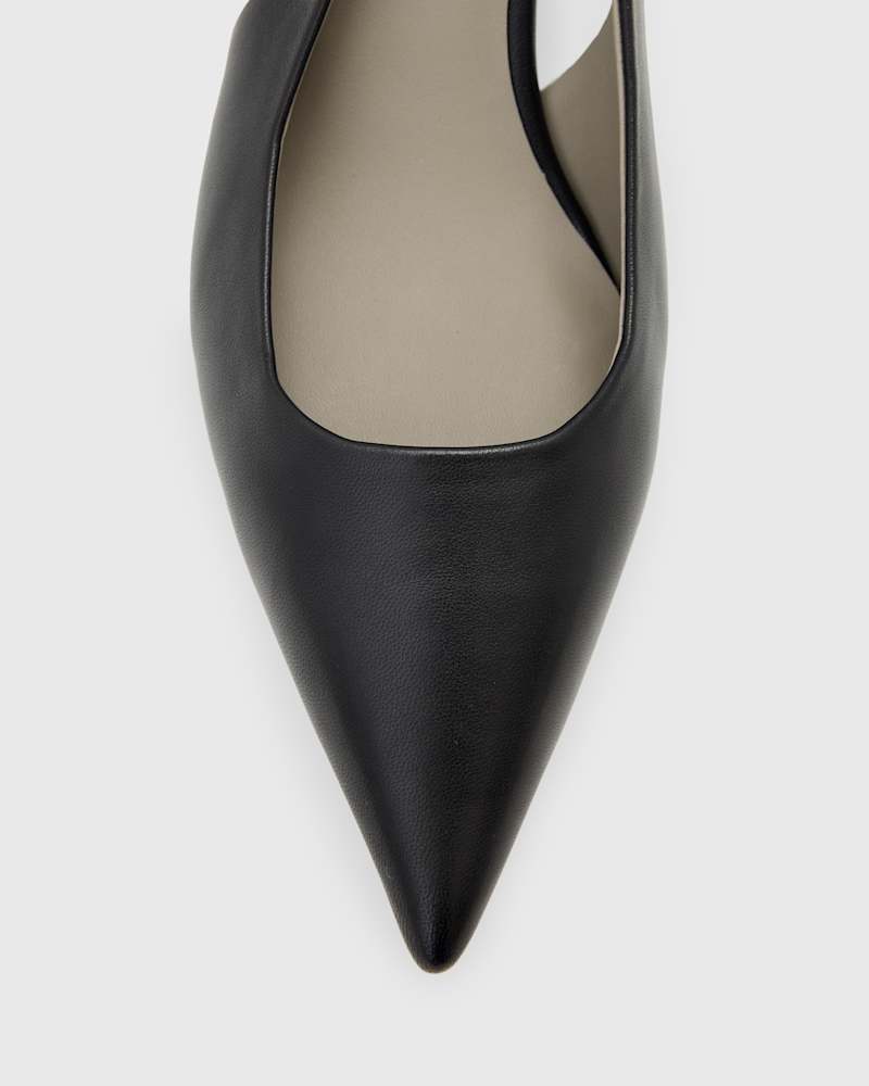 Idiya Leather Slingback Heels