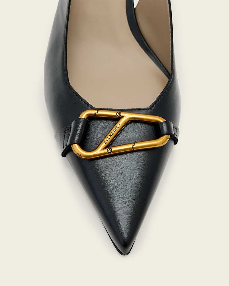Hera Leather Slingback Shoes