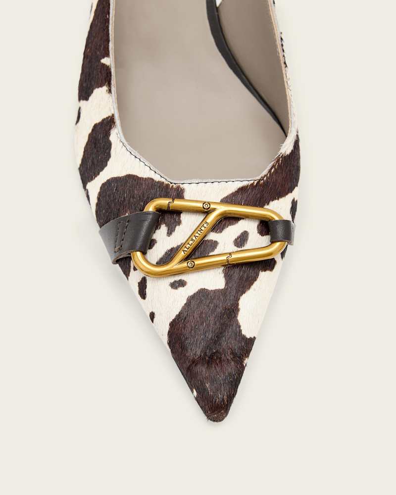 Hera Cowhide Slingback Shoes