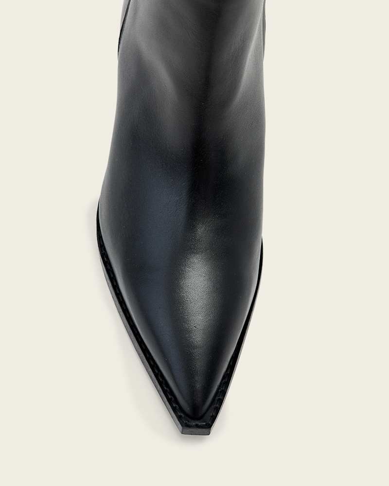 Reina Leather Zip Boots