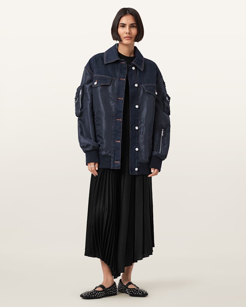 Verity Relaxed Fit Bomber Jacket