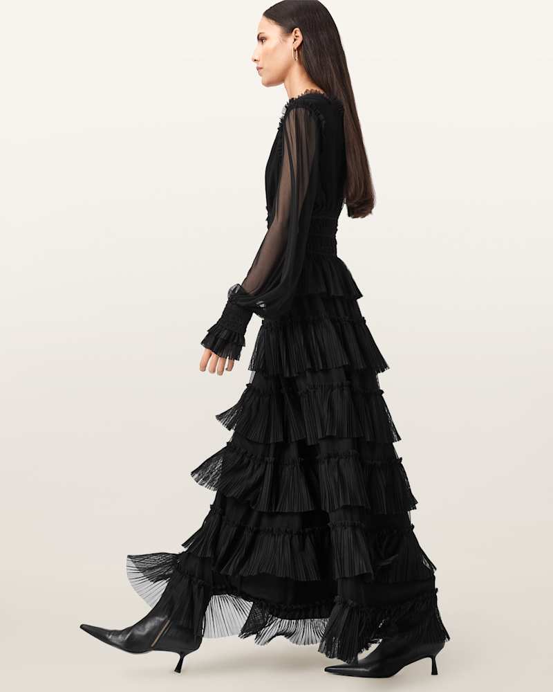 Xantara Shirred Maxi Dress