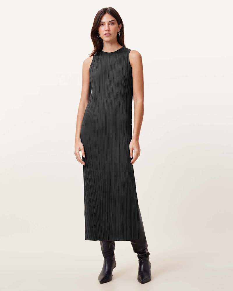 Vittoria 2-In-1 Pleated Midi Dress