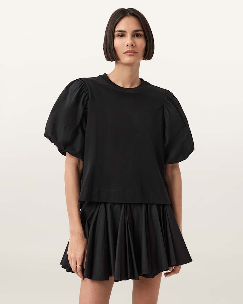 Jess Relaxed Woven T-Shirt