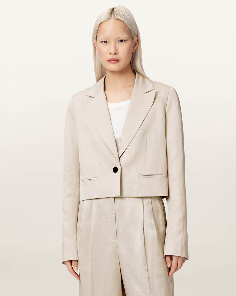 Helena Single Breasted Cropped Blazer