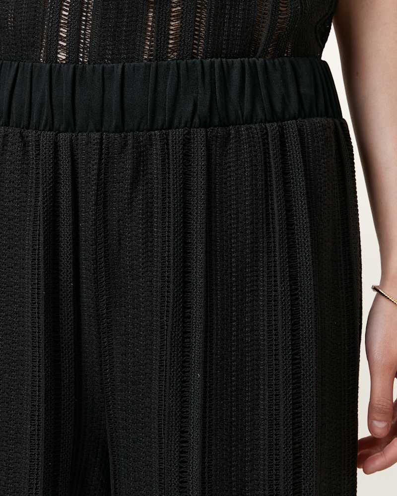 Giana Crochet Ladder Wide Leg Trousers