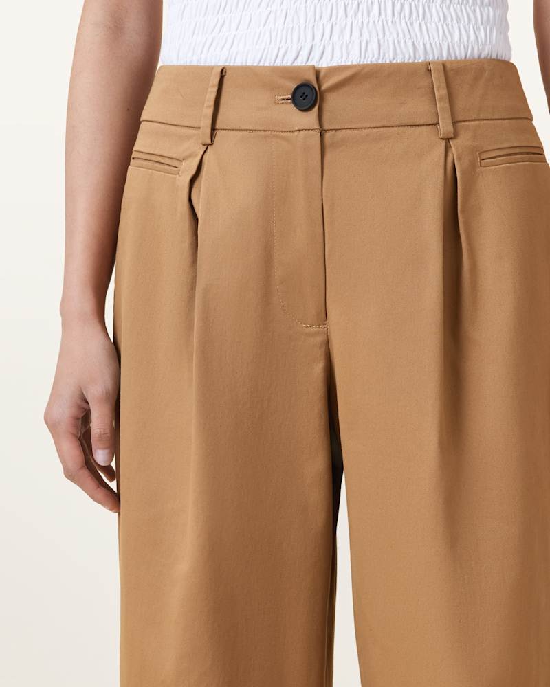 Poppy Brown Chino Trousers