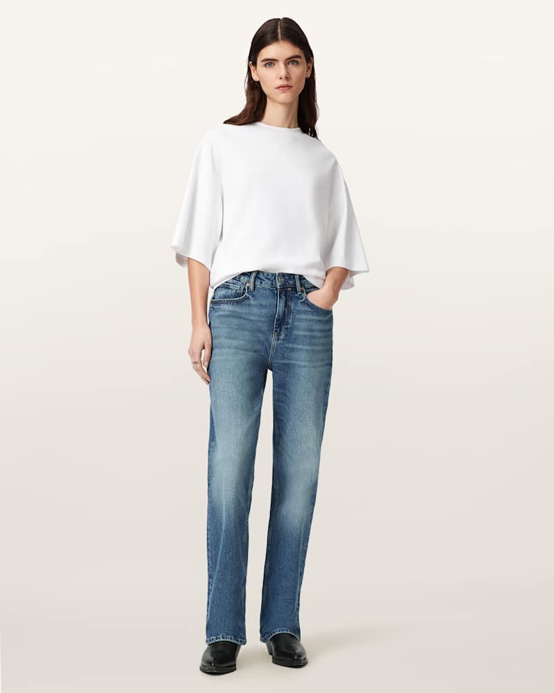 Ida Straight Leg Denim Jeans