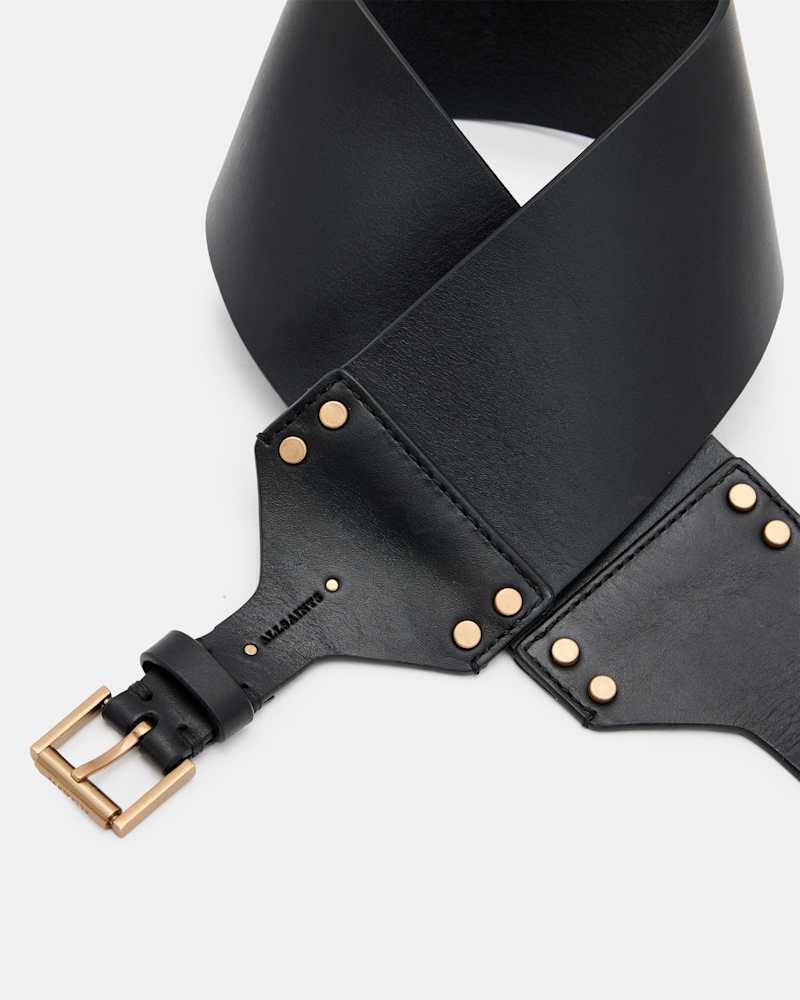 Eden Studded Leather Waist Belt