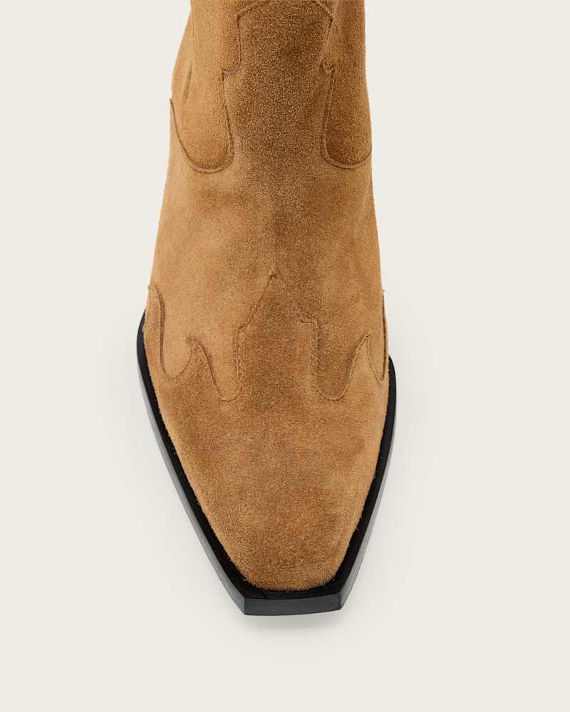 Dolly Western Suede Boots