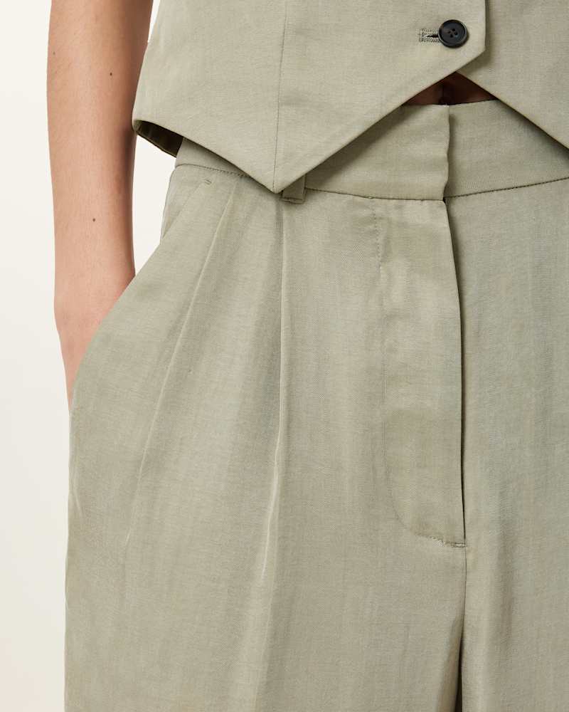 Averie Tencel Wide Leg Trousers