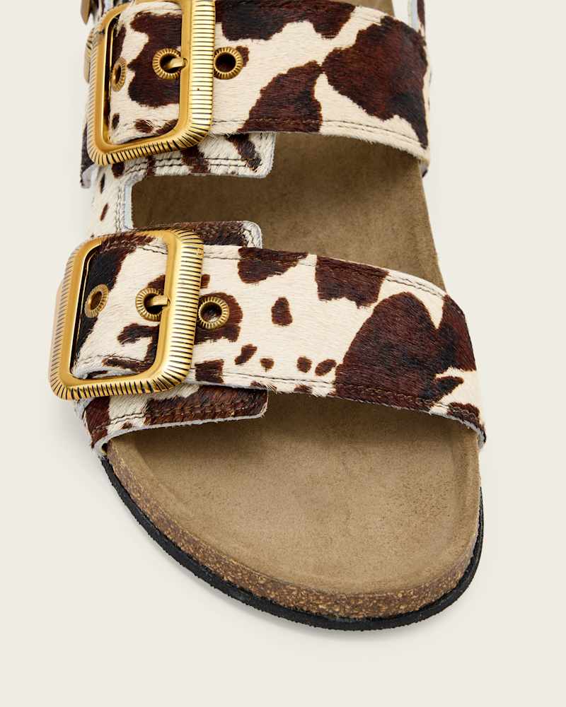 Staffa Cowhide Buckle Sandals
